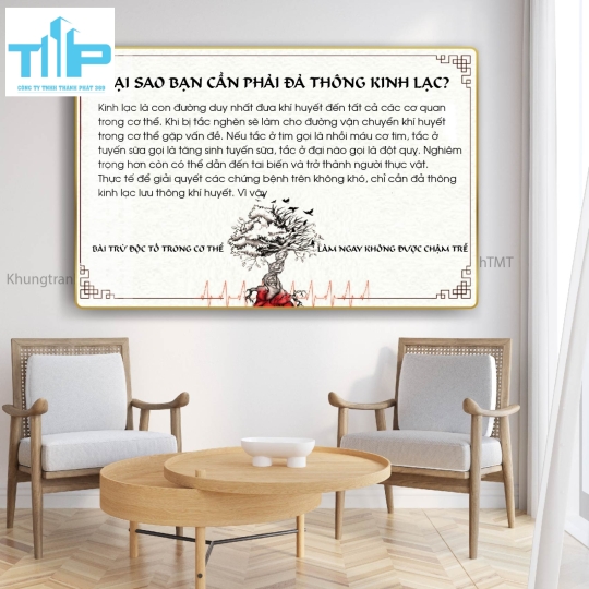 Khung tranh tráng gương - Cội nguồn của dưỡng sinh là dưỡng tâm 
