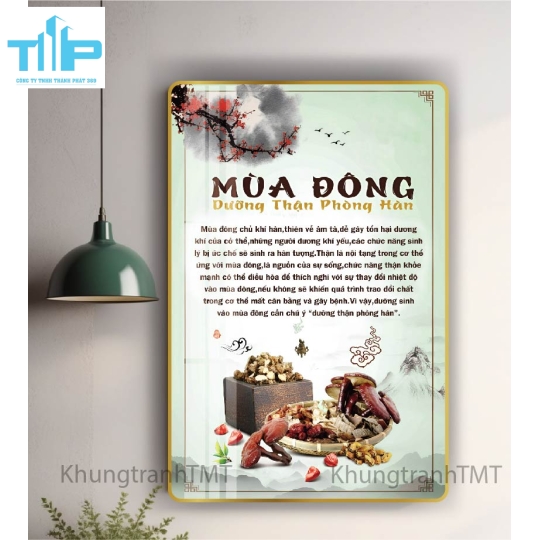 Khung tranh tráng gương - Cội nguồn của dưỡng sinh là dưỡng tâm 