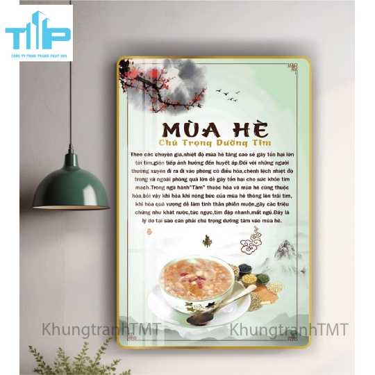 Khung tranh tráng gương - Cội nguồn của dưỡng sinh là dưỡng tâm 