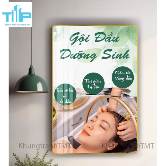 Khung tranh tráng gương - Dưỡng sinh trị liệu điện sinh học 