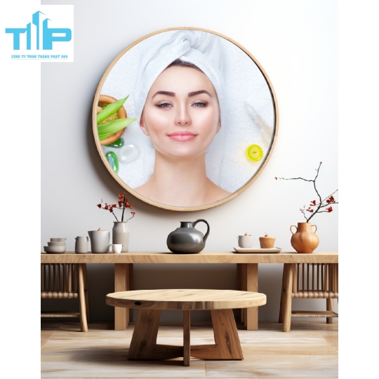 Khung tranh tráng gương- Tranh tròn Quy trình chăm sóc da