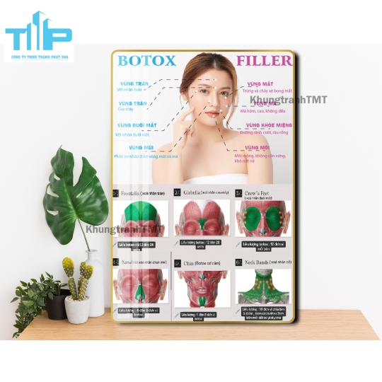 Khung tranh tráng gương  tiêm filler- meso