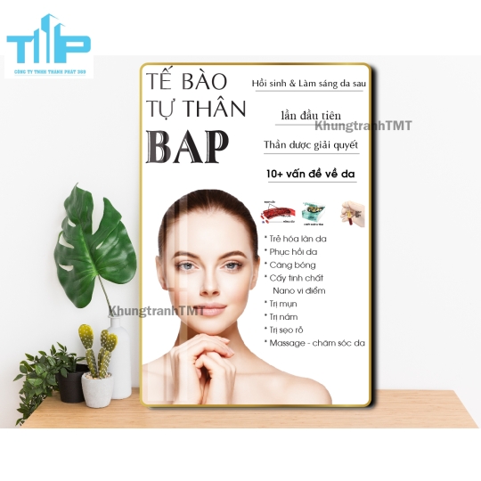 khung tranh thẩm mỹ sang trọng dành cho spa thẩm mỹ viện 