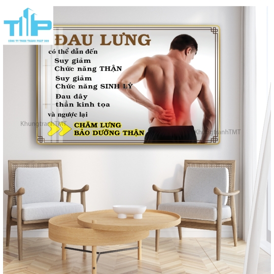 Khung tranh tráng gương - Dưỡng sinh- Massage trị liệu- Chăm sóc, bảo dưỡng vùng đầu