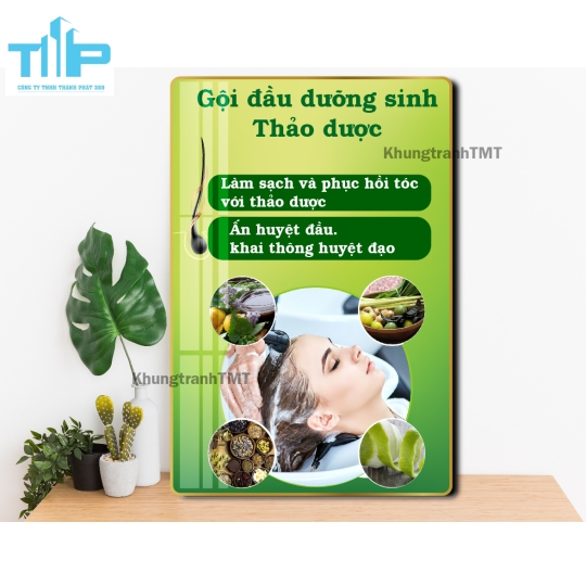 Khung tranh tráng gương - Dưỡng sinh- Massage trị liệu- Chăm sóc, bảo dưỡng vùng đầu