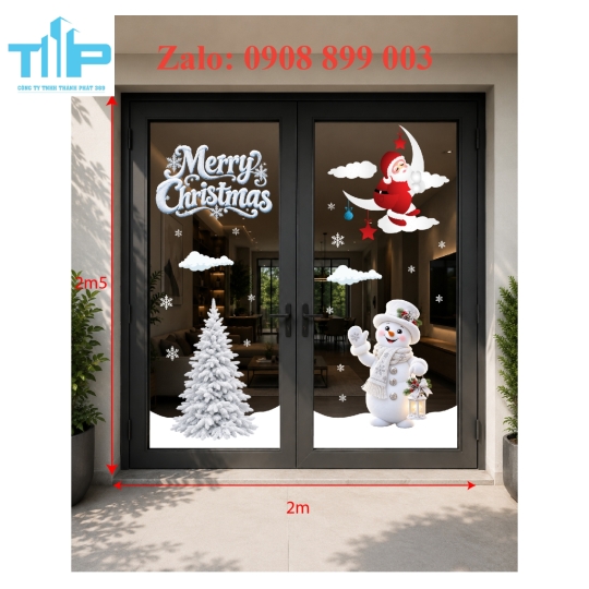  Decal Noel Đẹp – Điểm Xuyết Không Gian Giáng Sinh Thêm Ấm Áp Và Nổi Bật Dành Cho Không Gian Nhỏ - mẫu 73