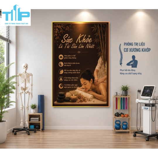 Tranh Treo Tường Sức Khỏe Cho Phòng Khám Và Trung Tâm Trị Liệu