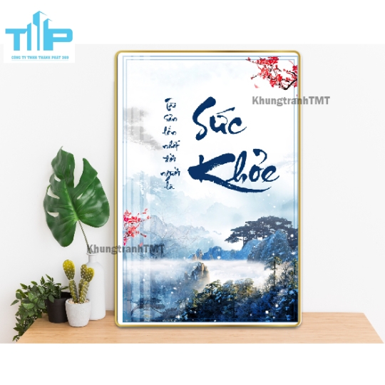 Khung tranh tráng gương -  Massage toàn diện