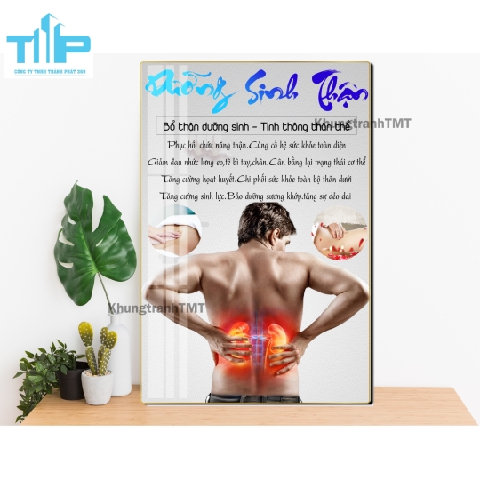 Khung tranh tráng gương -  Massage toàn diện