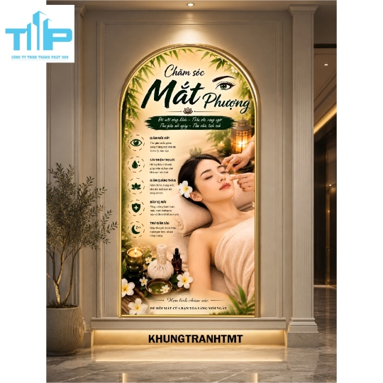 Khung tranh vòm dưỡng sinh - Massage trị liệu và thư giãn toàn thân
