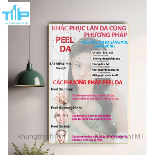 Quy trình lấy mụn an toàn, hiệu quả, không thâm - Tranh tráng gương treo tường 