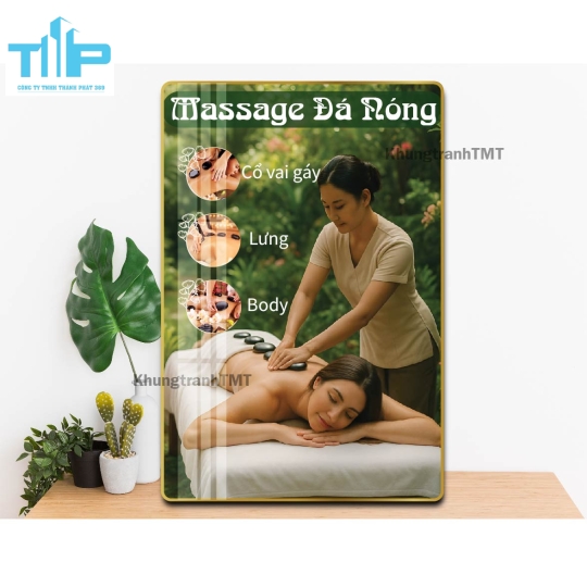 Tranh tráng gương trang trí - Tranh massage cho mẹ bầu - Tranh chăm sóc mẹ và bé 