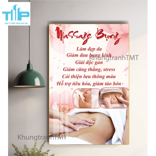 Tranh tráng gương trang trí - Tranh massage cho mẹ bầu - Tranh chăm sóc mẹ và bé 