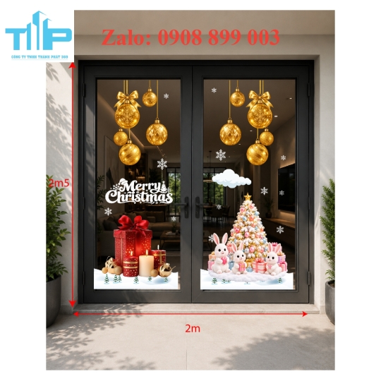  Decal Noel Đẹp – Điểm Xuyết Không Gian Giáng Sinh Thêm Ấm Áp Và Nổi Bật Dành Cho Không Gian Nhỏ - mẫu 73