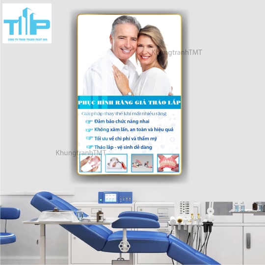 Bộ Tranh Kiến Thức Răng Miệng Tráng Gương – Tăng Trải Nghiệm Khách Hàng Khi Thăm Khám ( Nha Khoa)