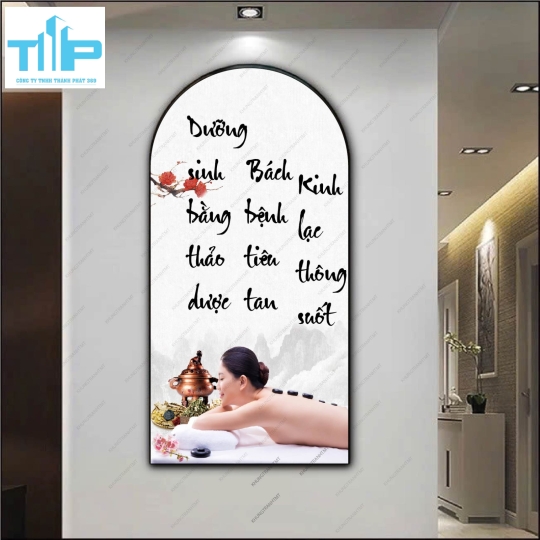 Tranh vòm gội đầu dưỡng sinh - Trị liệu xương khớp bằng phương pháp đông y