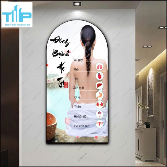 Tranh vòm dưỡng sinh - Massage body, foot, giác hơi ngũ hành, .... đa dạng
