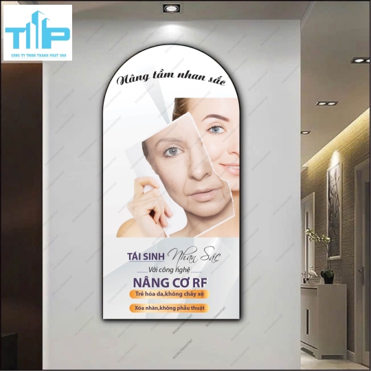 Thẩm mỹ không phẫu thuật - tranh vòm tráng gương sắc nét