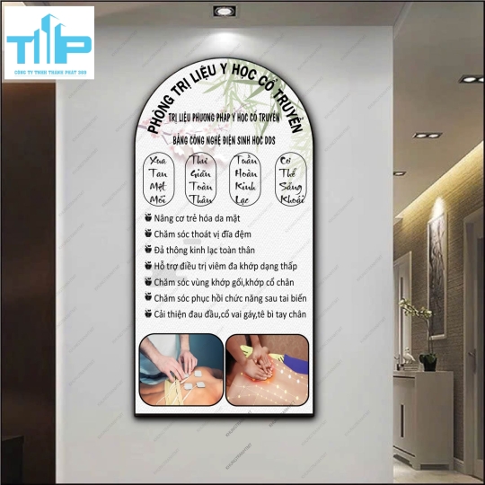 Tranh vòm dưỡng sinh thư pháp 