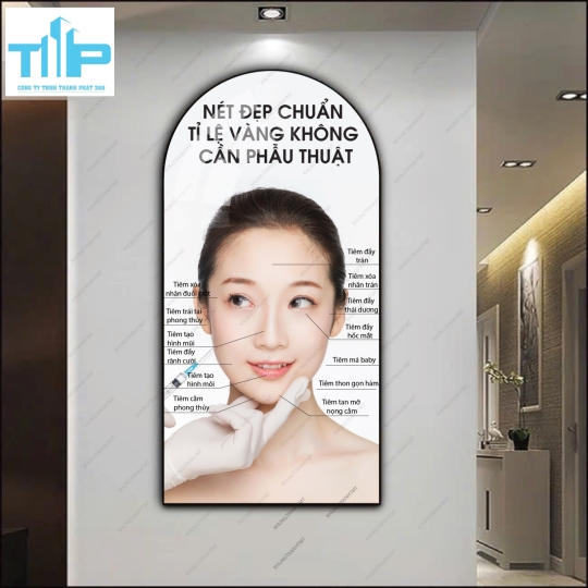 Trị mụn và sẹo mụn chuẩn y khoa - Tiêm filler, PRP, Meso trẻ hóa,... Tranh tráng gương treo tường 
