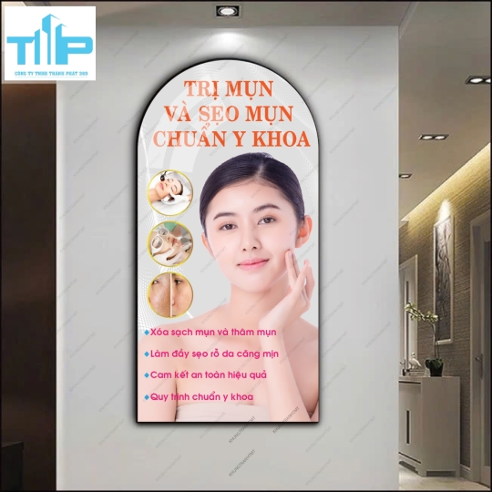 Trị mụn và sẹo mụn chuẩn y khoa - Tiêm filler, PRP, Meso trẻ hóa,... Tranh tráng gương treo tường 