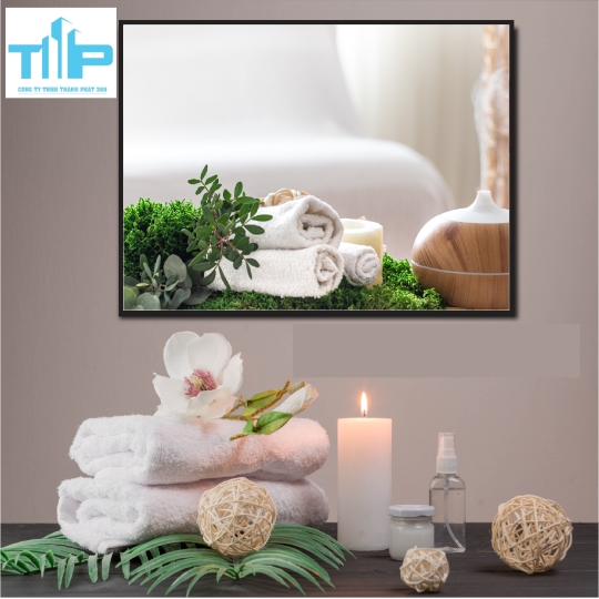 Khung tranh tráng gương - Spa chăm sóc da và liệu trình đặc biệt 