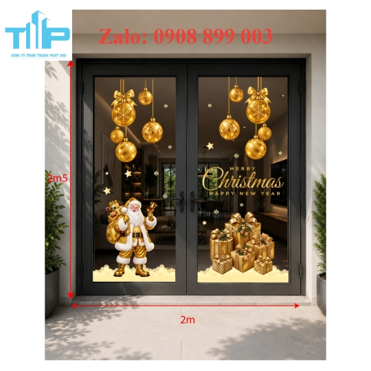  Decal Noel Đẹp – Điểm Xuyết Không Gian Giáng Sinh Thêm Ấm Áp Và Nổi Bật Dành Cho Không Gian Nhỏ - mẫu 73