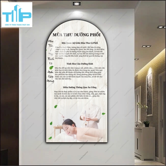 Bộ tranh tráng gương 4 mùa tâm an thân khỏe 