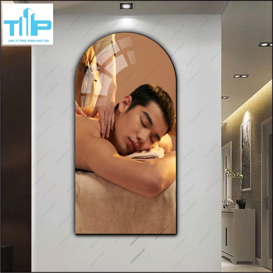 Tranh vòm tráng gương cao cấp cho spa, thẩm mỹ viện toàn quốc
