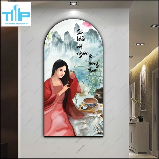 Tranh vòm tráng gương cao cấp cho spa, thẩm mỹ viện toàn quốc