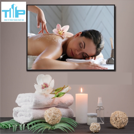 Khung tranh tráng gương - Spa chăm sóc da và liệu trình đặc biệt 