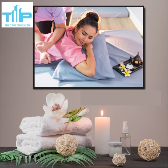 Khung tranh tráng gương - Spa chăm sóc da và liệu trình đặc biệt 