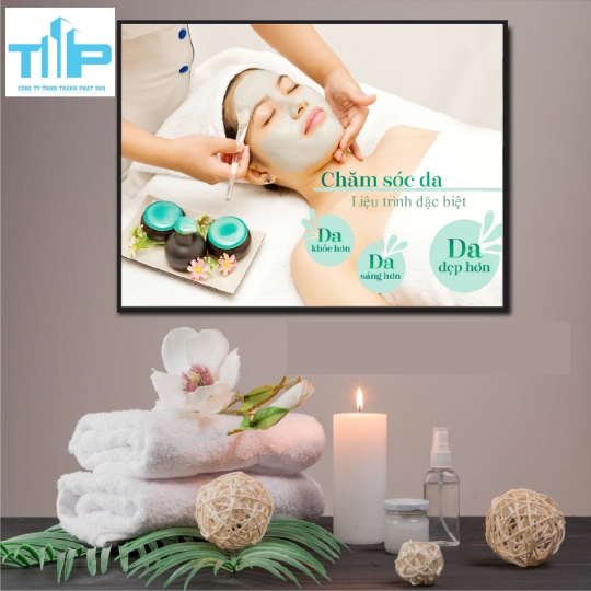 Khung tranh tráng gương - Spa chăm sóc da và liệu trình đặc biệt 