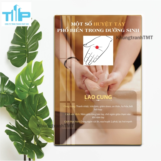 Tranh Tráng Gương Spa - Tranh Treo Tường Massage Sang Trọng & Thư Giãn
