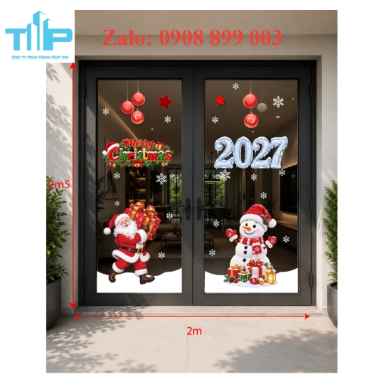  Decal Noel Đẹp – Điểm Xuyết Không Gian Giáng Sinh Thêm Ấm Áp Và Nổi Bật Dành Cho Không Gian Nhỏ - mẫu 73