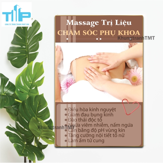 Tranh Tráng Gương Spa - Tranh Treo Tường Massage Sang Trọng & Thư Giãn