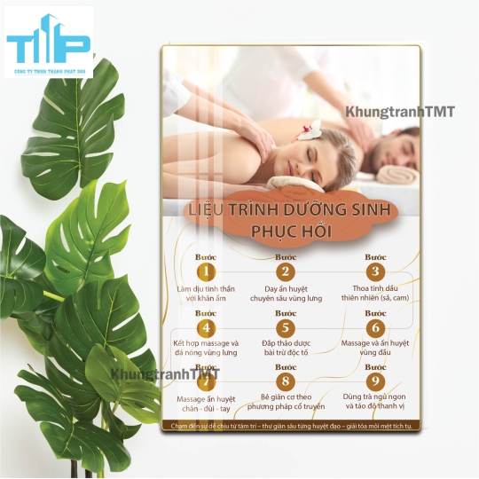 Tranh Tráng Gương Spa - Tranh Treo Tường Massage Sang Trọng & Thư Giãn