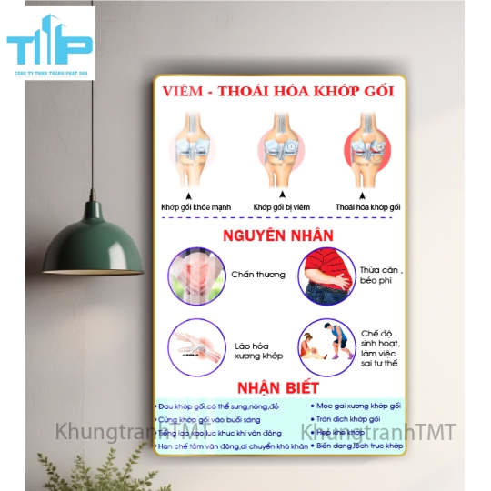 Khung tranh tráng gương huyệt đạo kinh lạc 