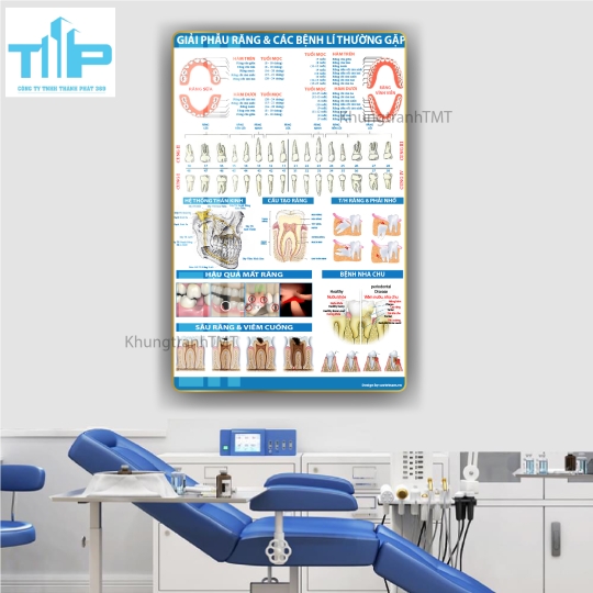Tranh tráng gương phòng khám nha khoa “Răng Xinh Khỏe Đẹp – Lung Linh Rạng Ngời” 