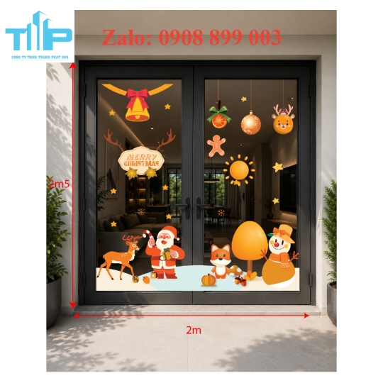  Decal Noel Đẹp – Điểm Xuyết Không Gian Giáng Sinh Thêm Ấm Áp Và Nổi Bật Dành Cho Không Gian Nhỏ - mẫu 73