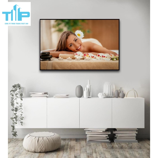 Khung tranh tráng gương- tranh trang trí cho spa, thẩm mỹ viện 3