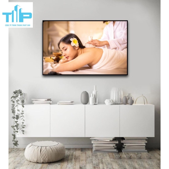 Khung tranh tráng gương- tranh trang trí cho spa, thẩm mỹ viện 3
