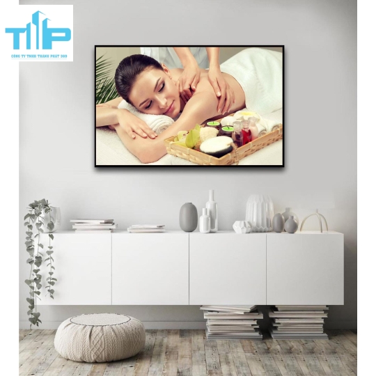 Khung tranh tráng gương- tranh trang trí cho spa, thẩm mỹ viện 3