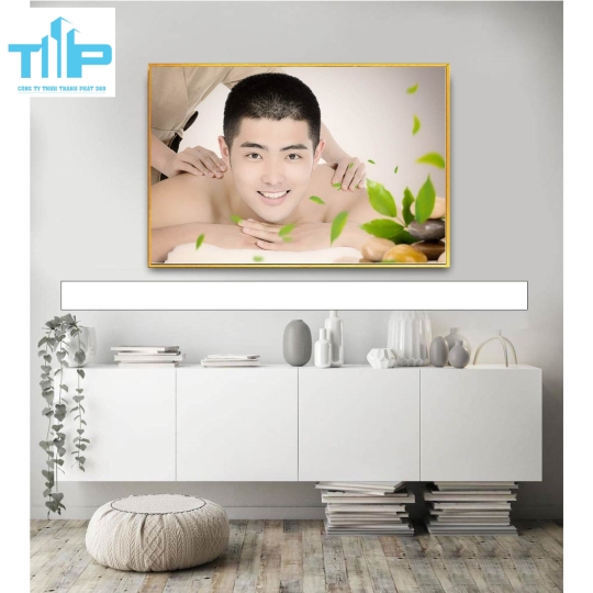 Khung tranh tráng gương- tranh trang trí cho spa, thẩm mỹ viện 3