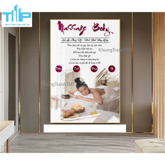 Tranh dưỡng sinh, massage trị liệu 