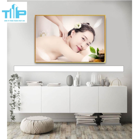 Khung tranh tráng gương- tranh trang trí cho spa, thẩm mỹ viện 4