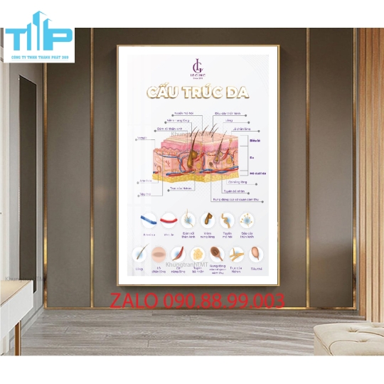 khung tranh tráng gương tranh triệt lông công nghệ mới 