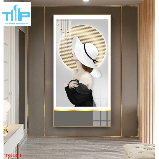Tranh tráng gương  chân dung 