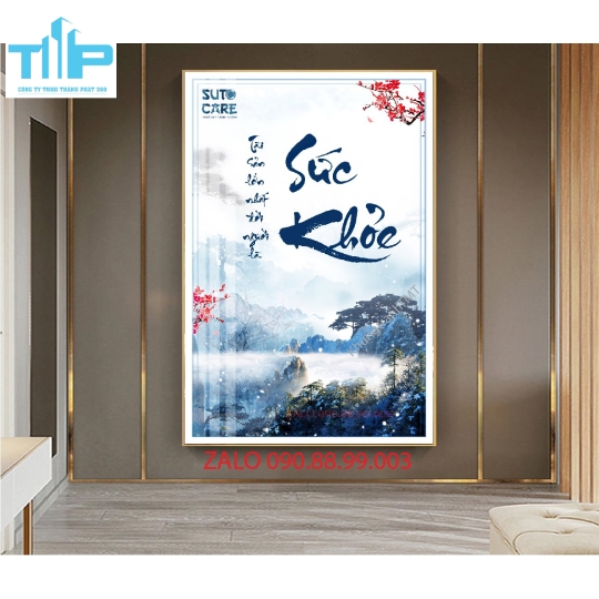 khung tranh dưỡng sinh trị liệu cổ vai gáy