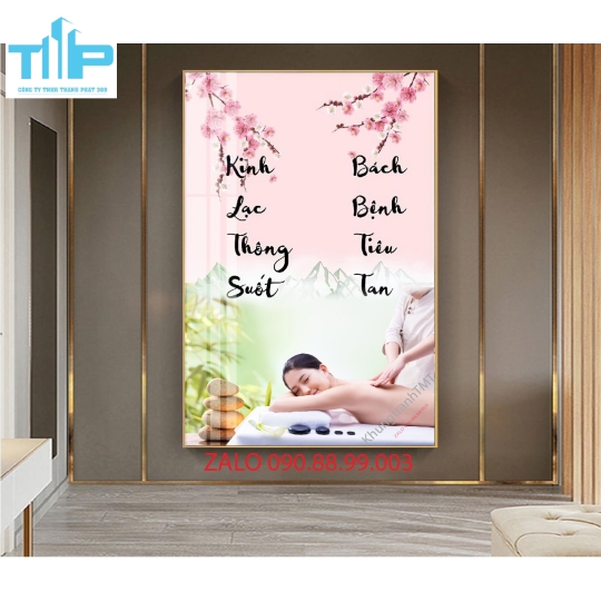 khung tranh dưỡng sinh trị liệu cổ vai gáy